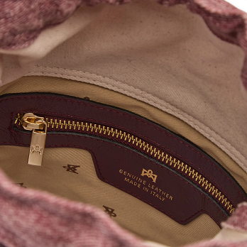 AGATA CAVALLINO SMALL BUCKET