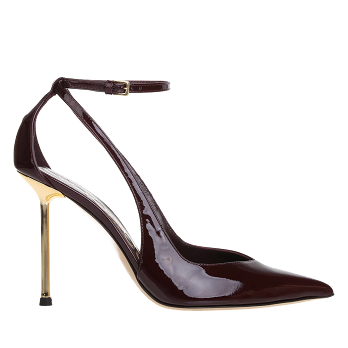 PATENT SLINGBACK 105 PUMPS GOLDEN HEEL