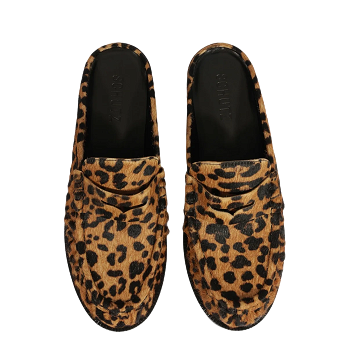 TYCHE LEOPARD LOAFER MULES
