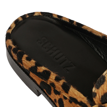 TYCHE LEOPARD LOAFER MULES