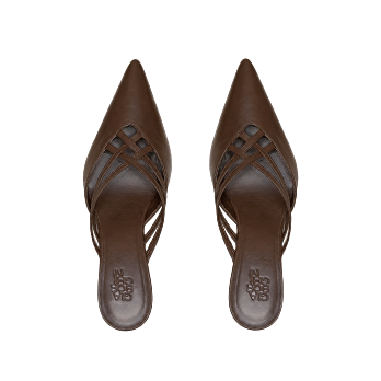 ANAIS KITTEN HEEL MULES 50