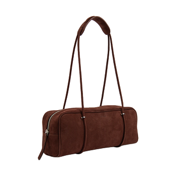 KIMBERLY GRAIN NUBUCK SHOULDER BAG