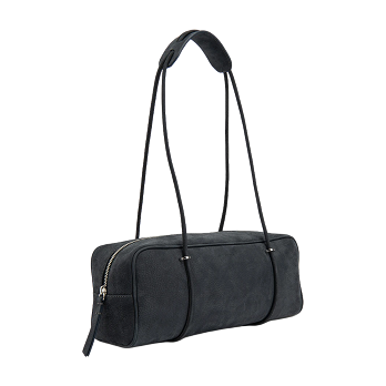 KIMBERLY GRAIN NUBUCK SHOULDER BAG