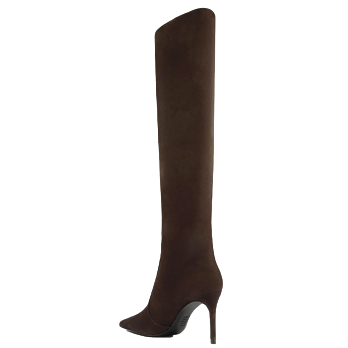 SUEDE OVER-THE-KNEE BOOTS