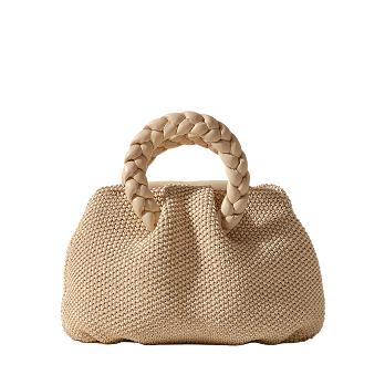 BOMBON M RAFFIA SOFT TOTE BAG