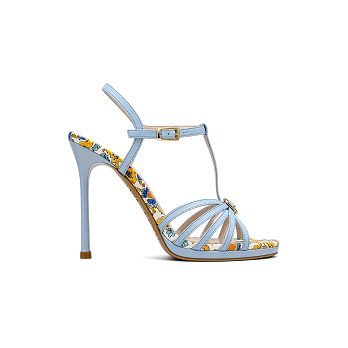 MEDITERRANEAN CELESTE STILETTO SANDALS 100
