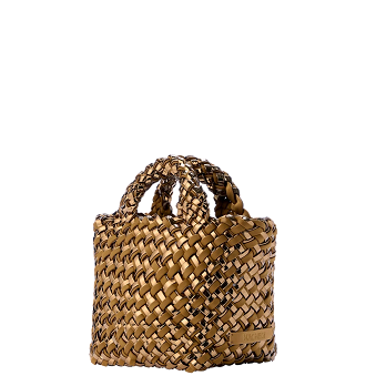 ST BARTHS METALLIC PETIT TOTE