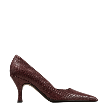 MONSERRAT SNAKESKIN PUMPS