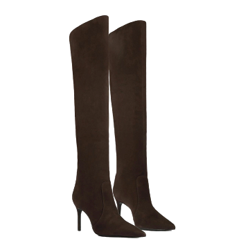 SUEDE OVER-THE-KNEE BOOTS
