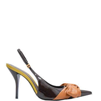 LIORA BOW SLINGBACK PUMPS