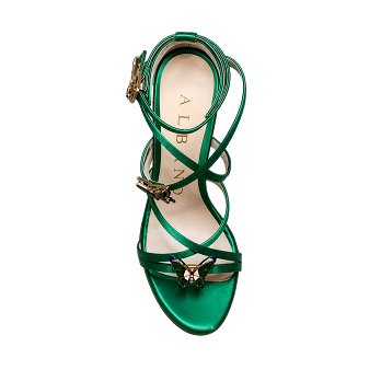 BUTTERFLY SANDALS SATIN 100
