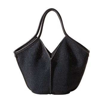 CALELLA RAFFIA SOFT SHOULDER BAG