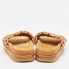 Beige Woven Leather Kacey Flat Slides thumbnail 6