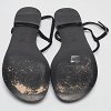 GIU Black Suede Crystal Embellished Slingback Sandals Size 38.5 thumbnail 2