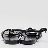 GIU Black Suede Crystal Embellished Slingback Sandals Size 38.5 thumbnail 3