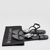 GIU Black Suede Crystal Embellished Slingback Sandals Size 38.5 thumbnail 7