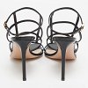 Mondry Black Leather Ankle Strap Sandals thumbnail 6