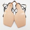 Mondry Black Leather Ankle Strap Sandals thumbnail 7