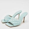 Light Blue Quilted Leather Lido Slide Sandals thumbnail 2