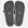Black Rubber Logo Flat Slides thumbnail 6