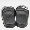 Black Rubber Logo Flat Slides thumbnail 1