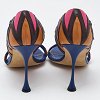 Multicolor Leather Ankle Strap Sandals thumbnail 1