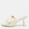 Off White Quilted Leather Diorevolution Slide Sandals thumbnail 2