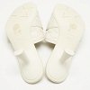 Off White Quilted Leather Diorevolution Slide Sandals thumbnail 6