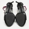 Black/Pink Lasercuts Leather Glove Sandals thumbnail 1