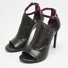 Black/Pink Lasercuts Leather Glove Sandals thumbnail 5