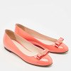 Orange Patent Leather Benalla Ballet Flats thumbnail 2