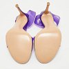 Purple PVC Metropolis Ankle Strap Sandals thumbnail 2