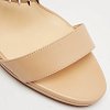 Choca Lux Beige Leather Ankle Strap Sandals thumbnail 1