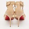 Choca Lux Beige Leather Ankle Strap Sandals thumbnail 3