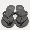 Black Rubber Mini Miller Thong Flats thumbnail 5
