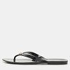 Black Rubber Mini Miller Thong Flats thumbnail 8