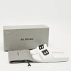 White Rubber BB Pool Slide Sandals thumbnail 2