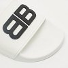 White Rubber BB Pool Slide Sandals thumbnail 8