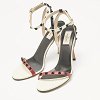 Tricolor Leather Rockstud Ankle Strap Sandals thumbnail 1