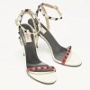 Tricolor Leather Rockstud Ankle Strap Sandals thumbnail 2