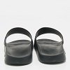 Black Rubber Logo Flat Slide Sandals thumbnail 6