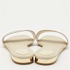 Light Gold Satin Crystals Embellished Flat Slides thumbnail 6