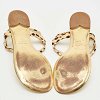 Two Tone Canvas Thong Flat Slides thumbnail 4