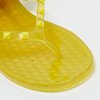 Yellow Fabric and Rubber Rockstud Thong Ankle Wrap Flats thumbnail 5