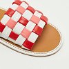 Multicolor Woven Leather Flat Slides thumbnail 6