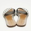 Intrecciato Metallic Intrecciato Leather Slide Sandals thumbnail 6