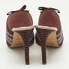 Multicolor Satin Ribbon Bow Slide Sandals thumbnail 4