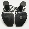Black Leather Platz Platform Ankle Strap Sandals thumbnail 5