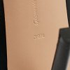 Black Leather Thong Slide Sandals thumbnail 3