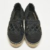 Black Canvas and Straw CC Espadrille Flats thumbnail 2